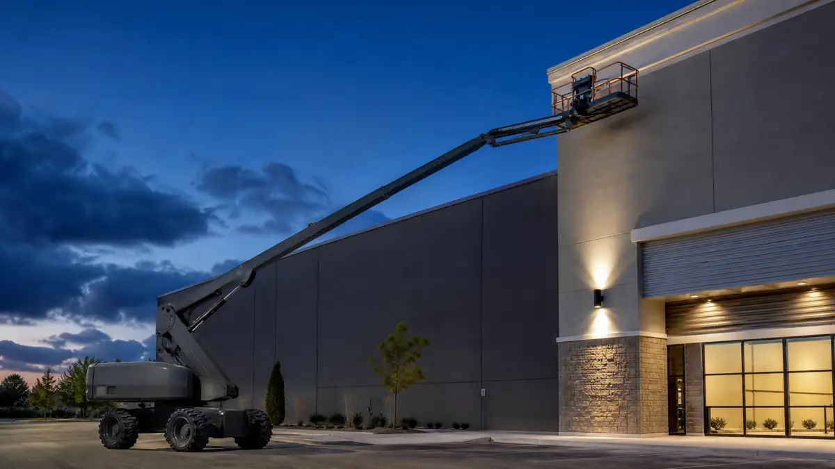 Boom Lifts jobsite access in Midland
